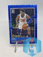 2020-21 Donruss Optic Blue Velocity Prizm #74 Josh Jackson Pistons